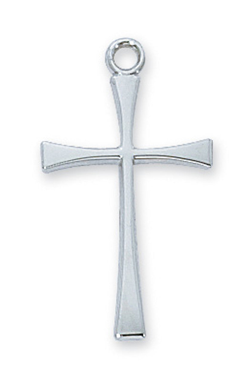 Sterling Silver Cross with 18" Chain