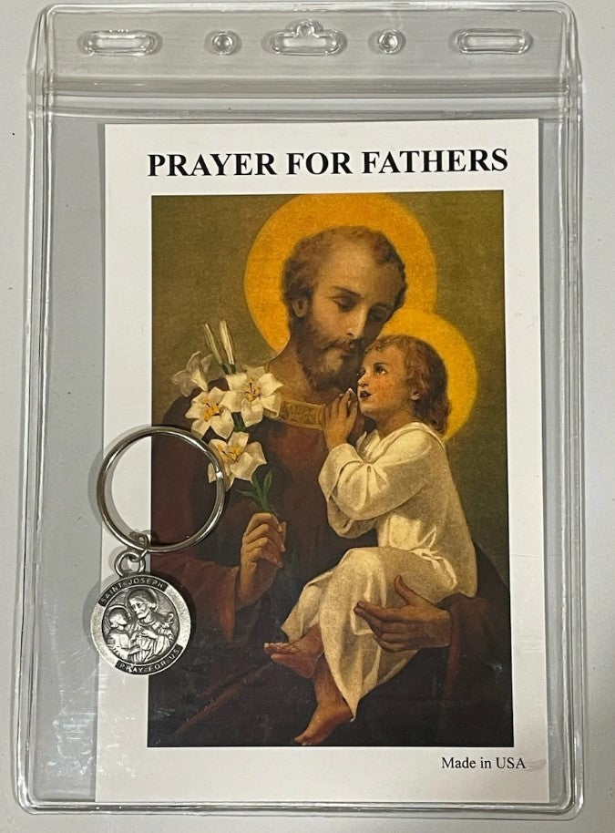 "Prayer for Fathers" Medal & Prayer Card Set