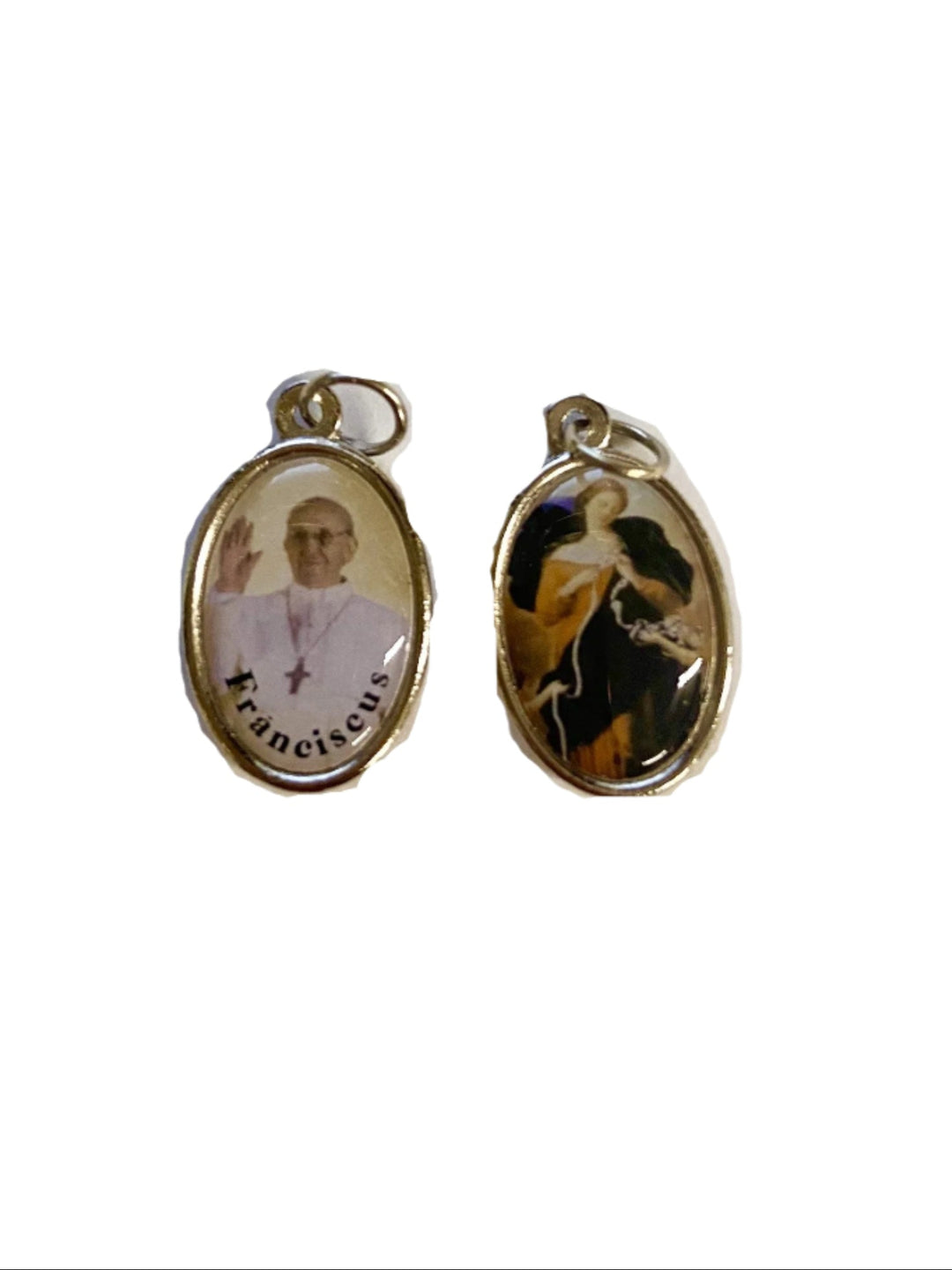 Pope Francis and Our Lady Undoer of Knots Color Medal