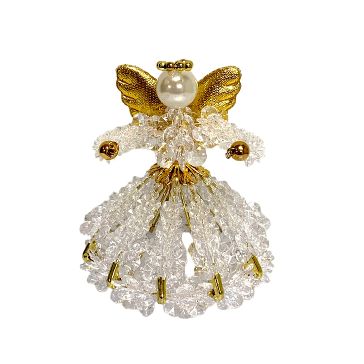 4" Handmade Crystal Angel