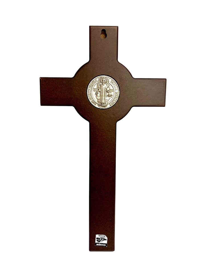 13" Wooden Our Lady of Guadalupe Wall Crucifix