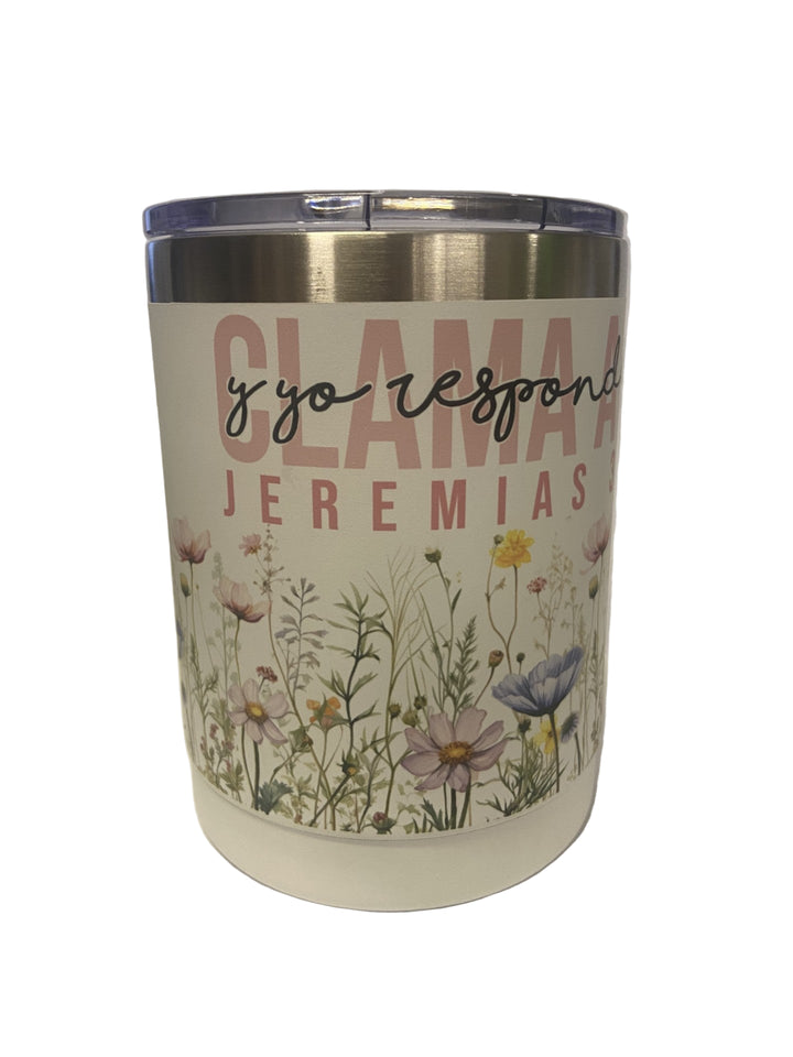 12 oz. Stainless Steel Travel Mug Jeremias 3:33
