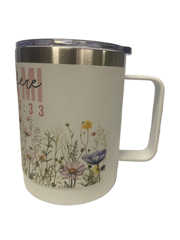 12 oz. Stainless Steel Travel Mug Jeremias 3:33