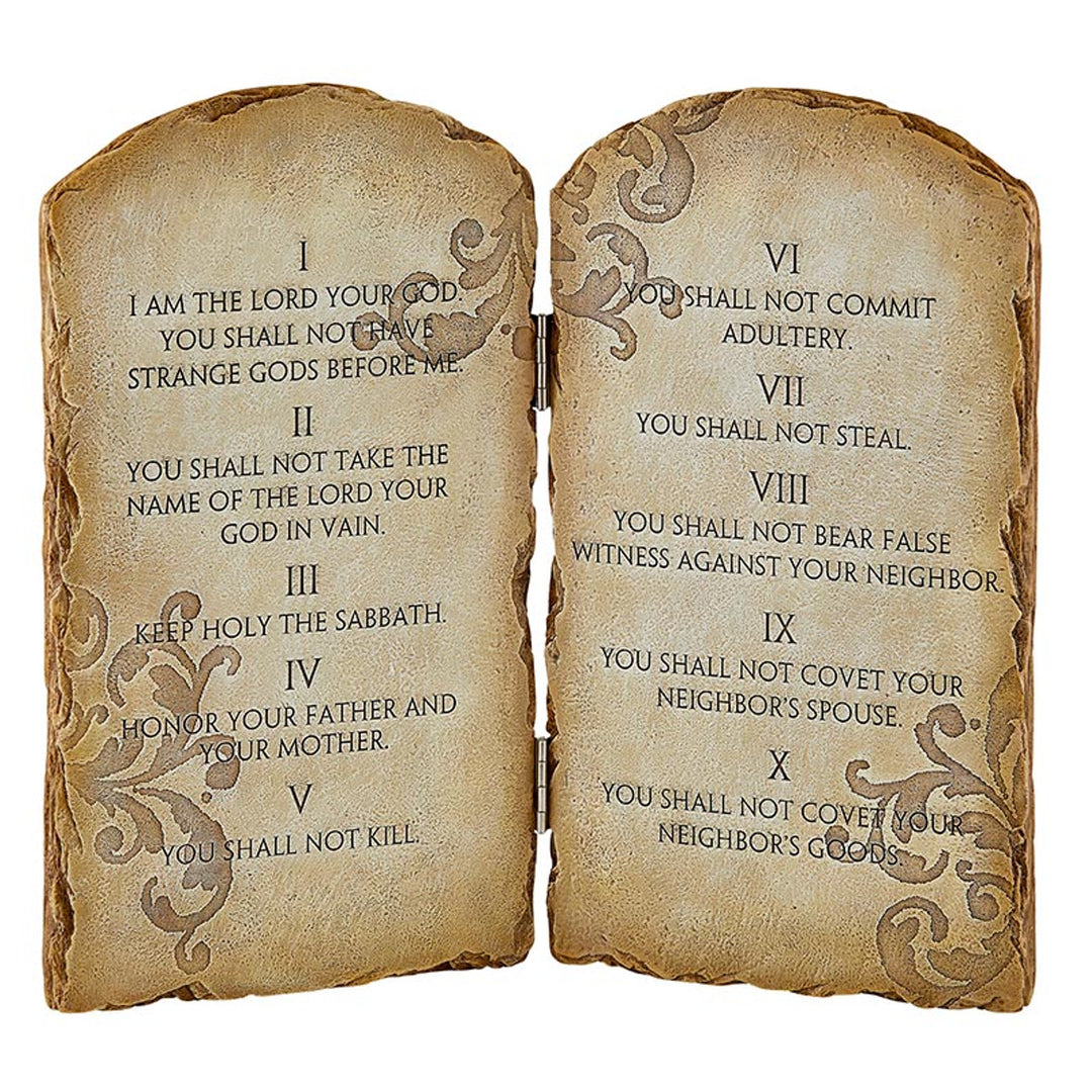 13.5" Ten Commandments Plaque