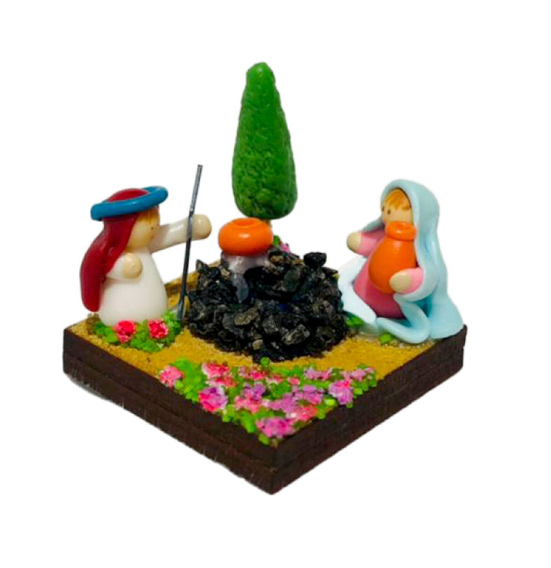 1" Handmade Mini Nativity - Samaritana