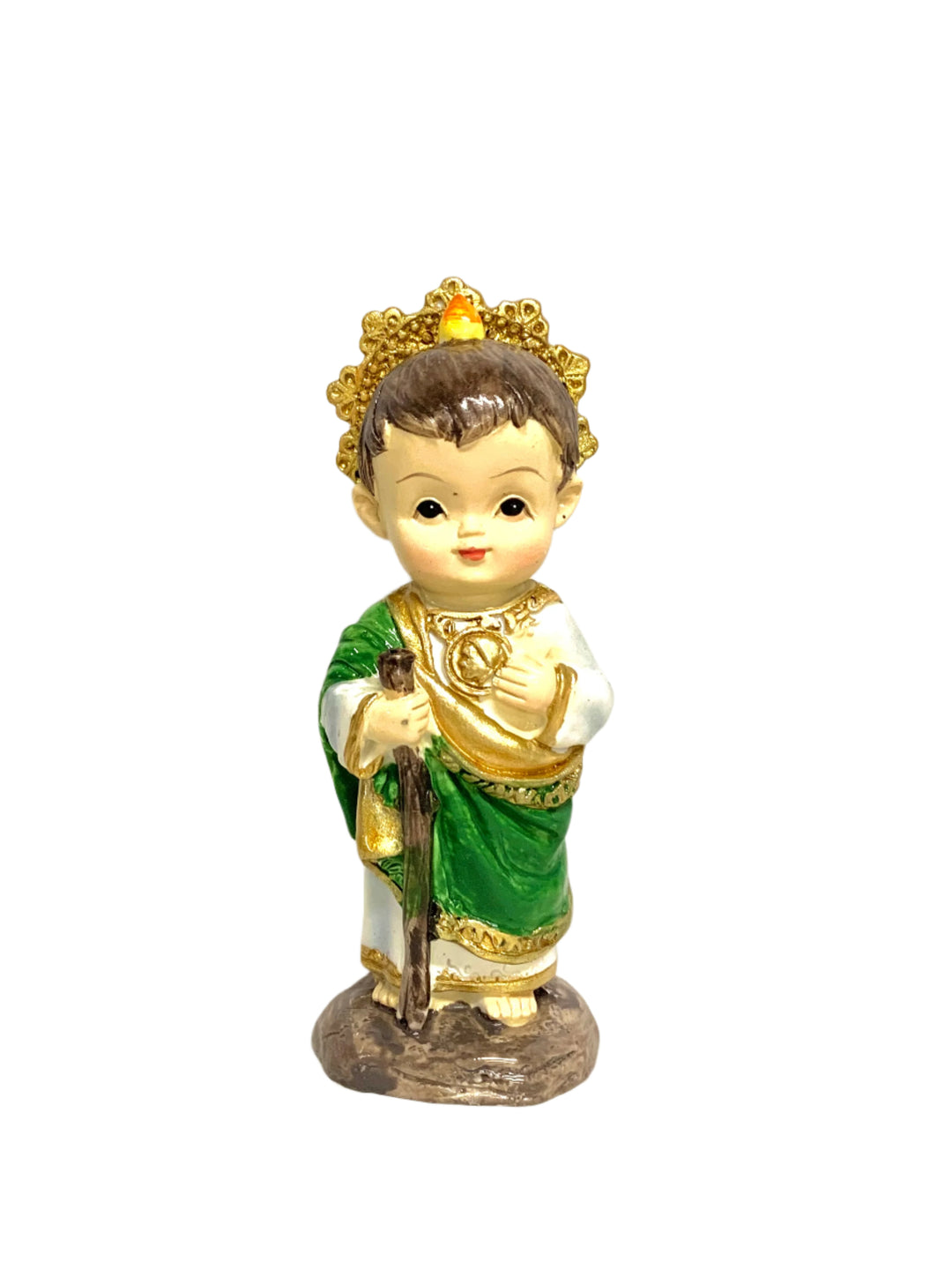 4" St. Jude Pearlized Statue