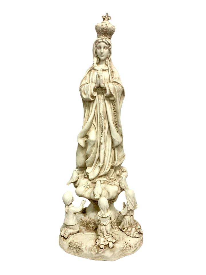 24" Outdoor Our Lady of Fatima Statue