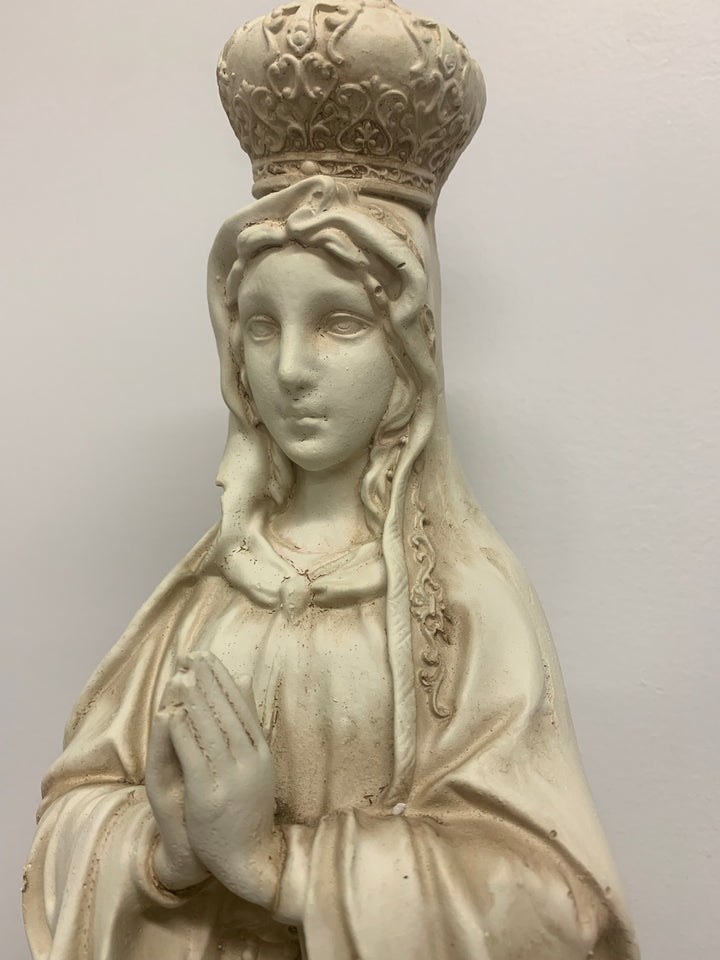 24" Outdoor Our Lady of Fatima Statue