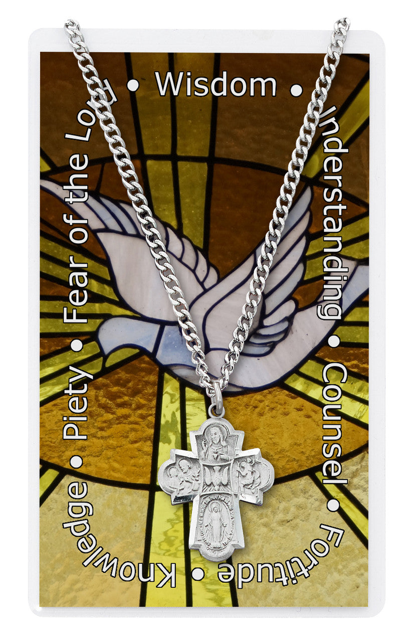 4-Way Medal and Prayer Card Set