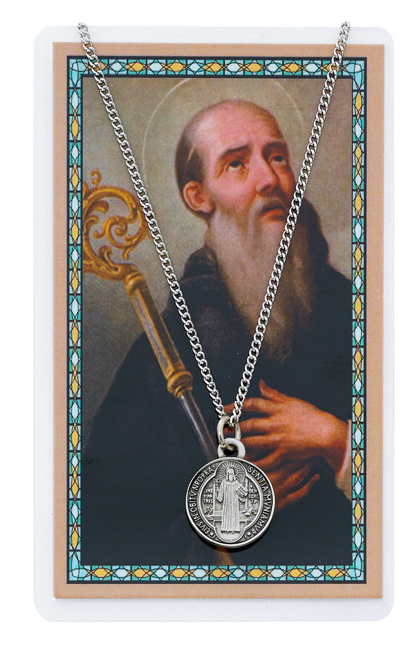St. Benedict Medal and Prayer Card