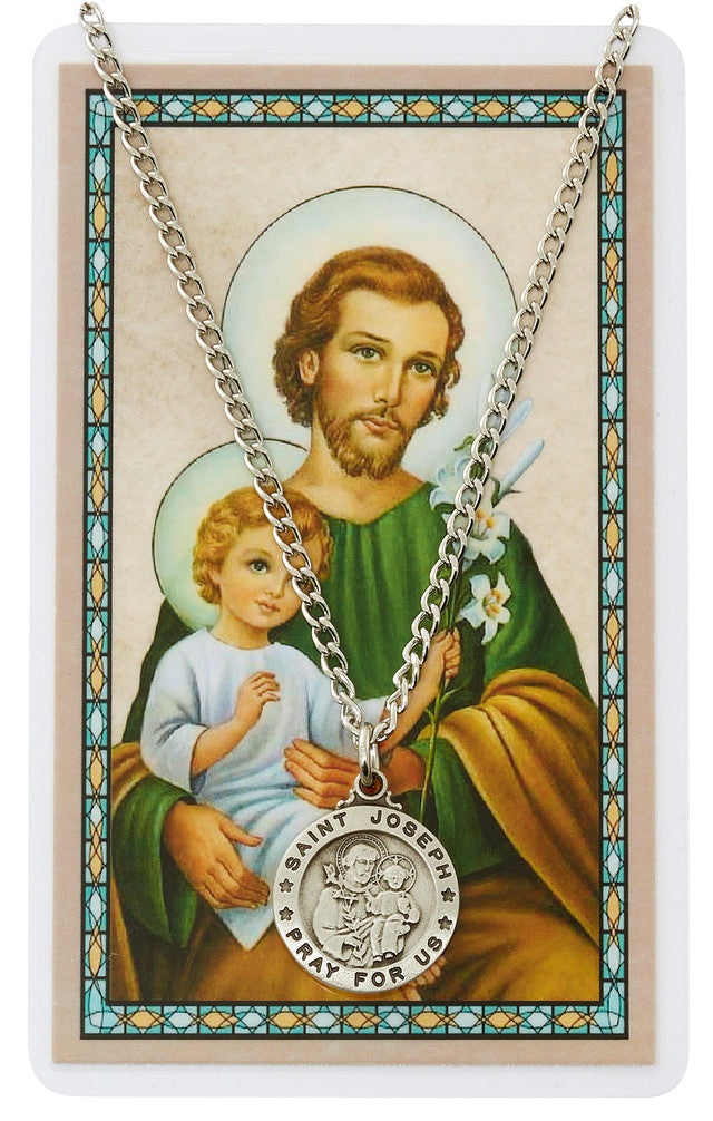 St. Joseph Medal and Holy Card
