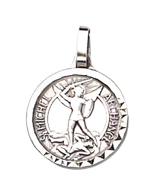 18" Silver St. Michael the Archangel Medal