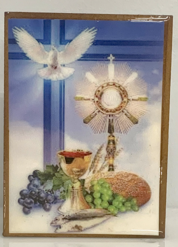 4" Saint Rosary Box with Rosary