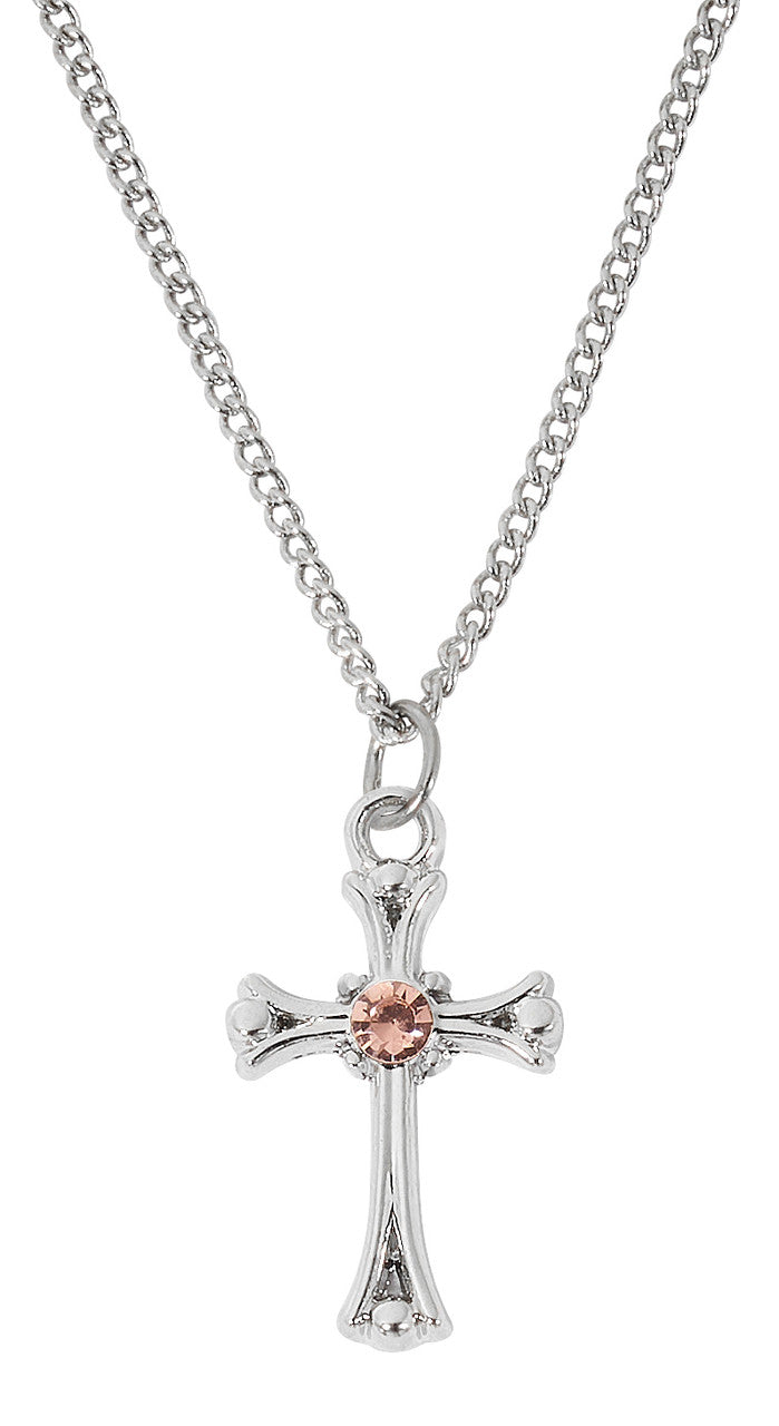 Rose Cross Necklace