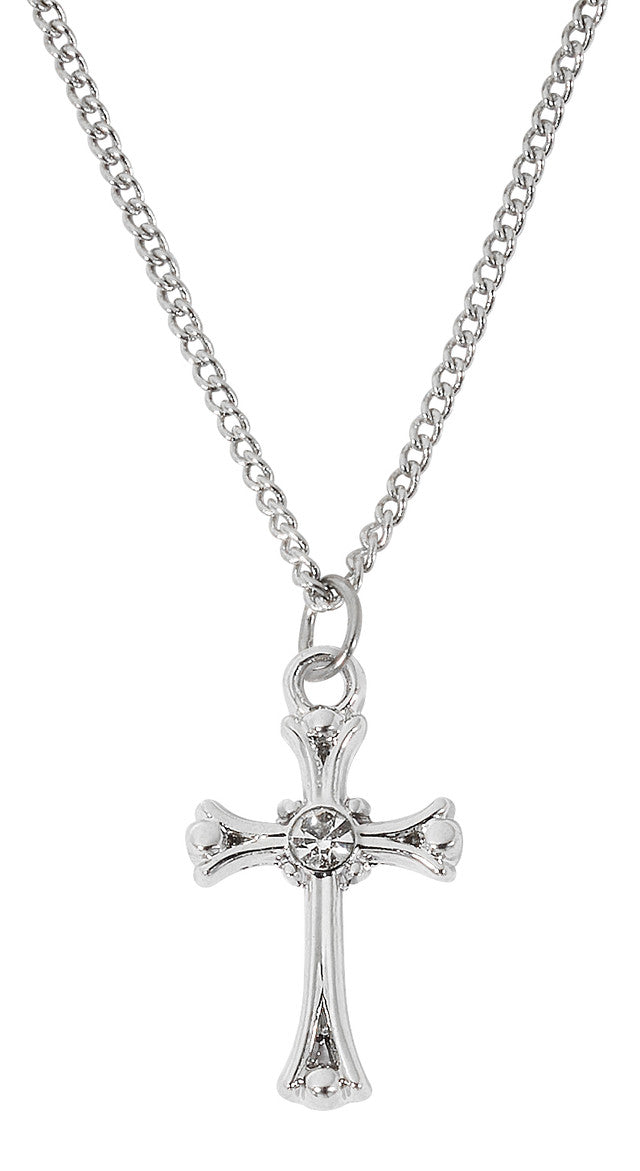 Crystal Cross Necklace