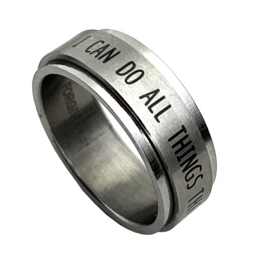 I Can Do All Things Spinner Ring