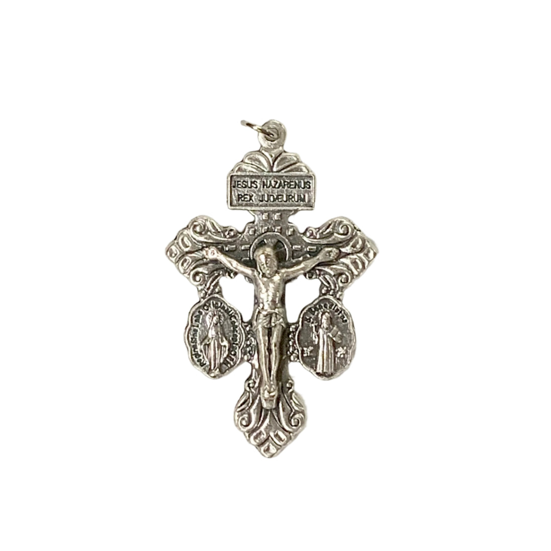 3" Silver Pardon Crucifix