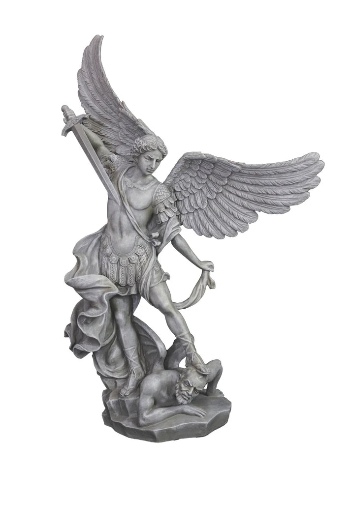 14.5" St. Michael in stone finish