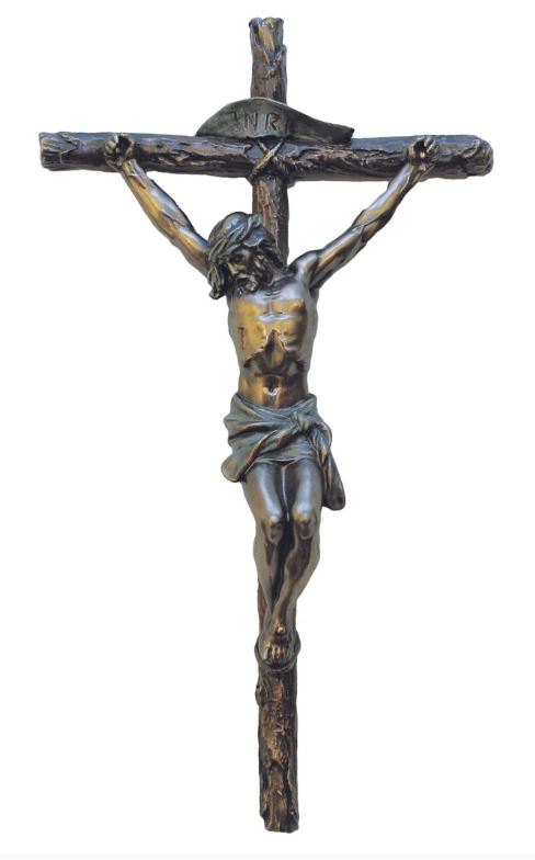16" Bronze Crucifix