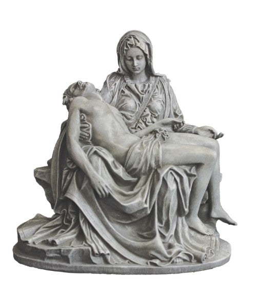 6.25" Pieta in stone finish
