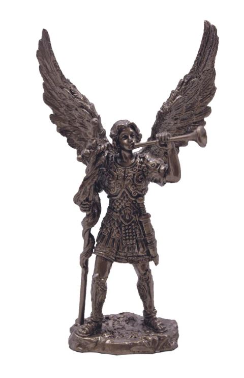4" Archangel Gabriel in Cold Cast Bronze