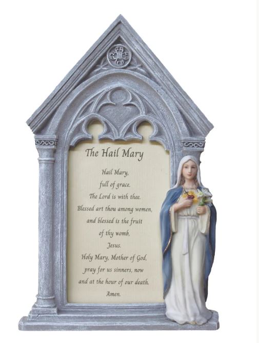 7.5" Immaculate Heart of Mary Prayer Frame
