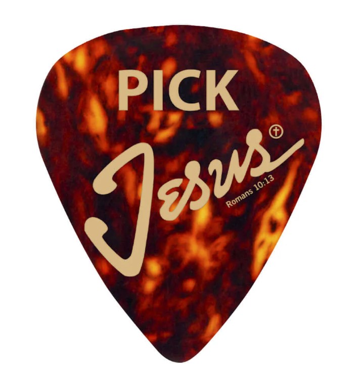 Pick Jesus Vinyl Sticker