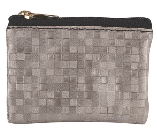 Pewter Mosaic Patterned Rosary Pouch