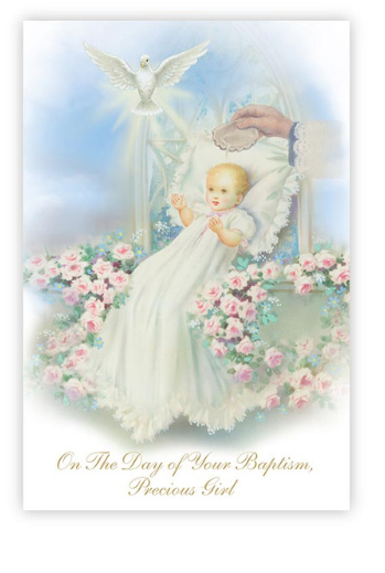 Greeting Card - On Your Baptism, Precious Girl