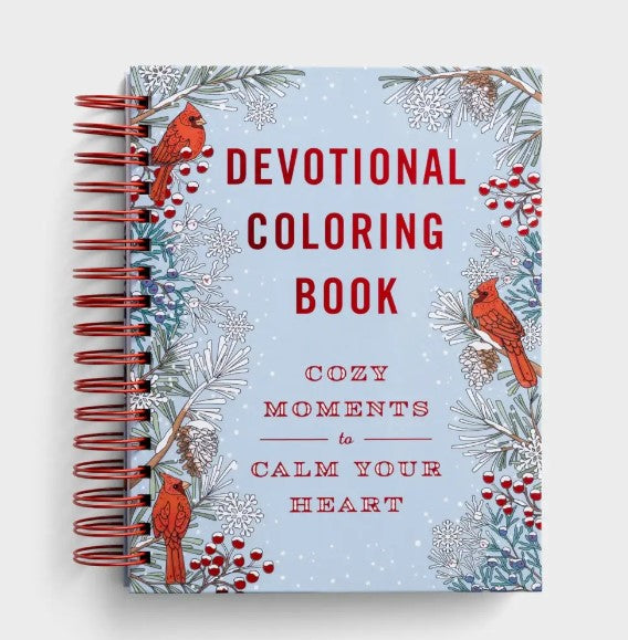 Cozy Moments to Calm Your Heart: Devotional Coloring Book