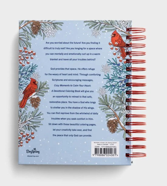 Cozy Moments to Calm Your Heart: Devotional Coloring Book