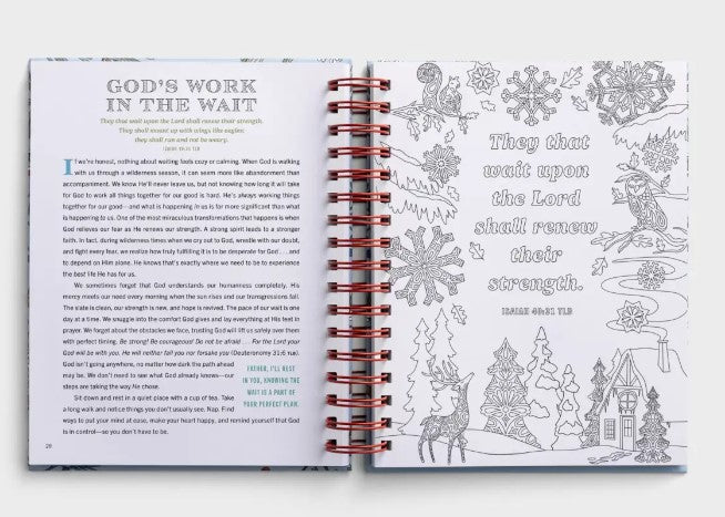 Cozy Moments to Calm Your Heart: Devotional Coloring Book