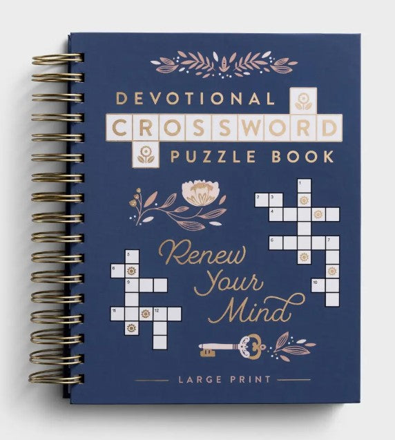 Devotional Crossword Puzzle Book - Renew Your Mind