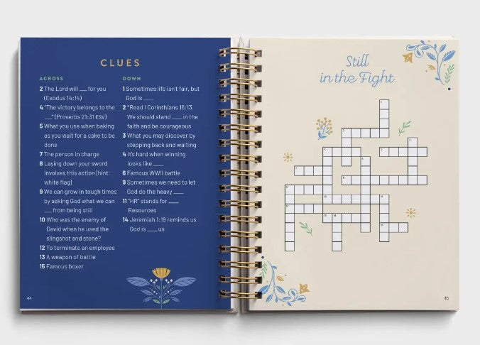 Devotional Crossword Puzzle Book: Daily Moments with God