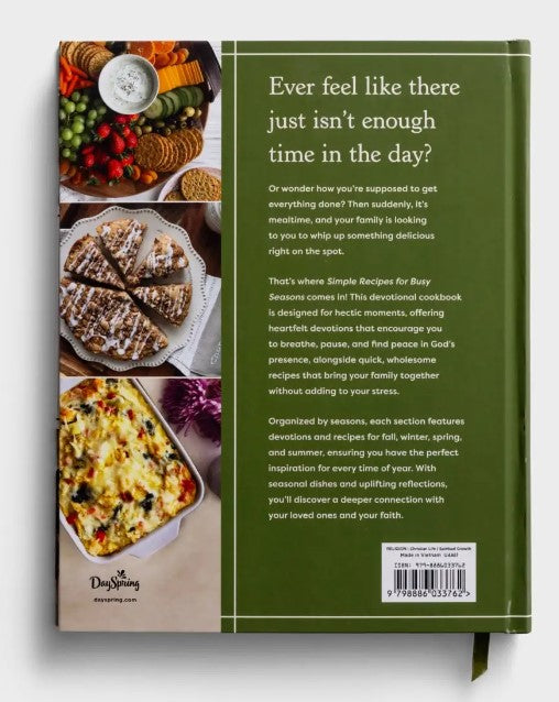 Simple Recipes for Busy Seasons: Devotional Cookbook