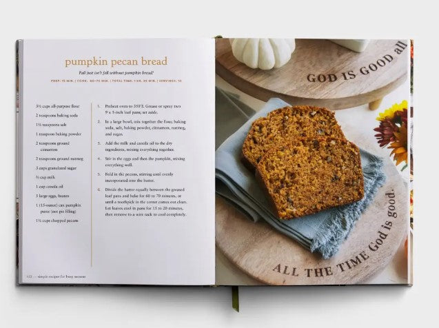 Simple Recipes for Busy Seasons: Devotional Cookbook