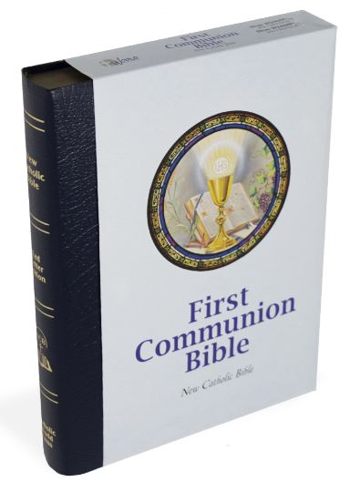 NCB First Communion Bible - Blue - Indexed