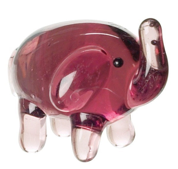 .75" Miniature Glass Elephant