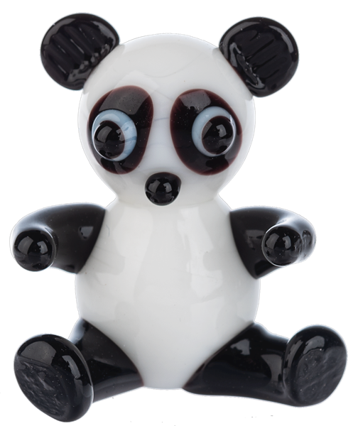 1" Miniature World Glass Panda