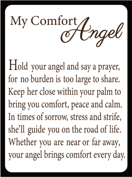 2" Comfort Angel Charms in a Basket