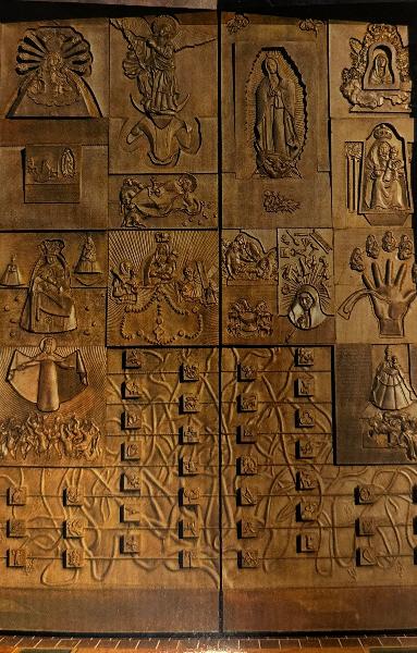 Detail of the Great Bronze Doors Postcard