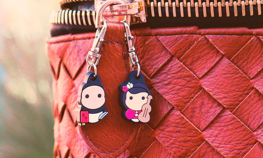 Tiny Saints on bag