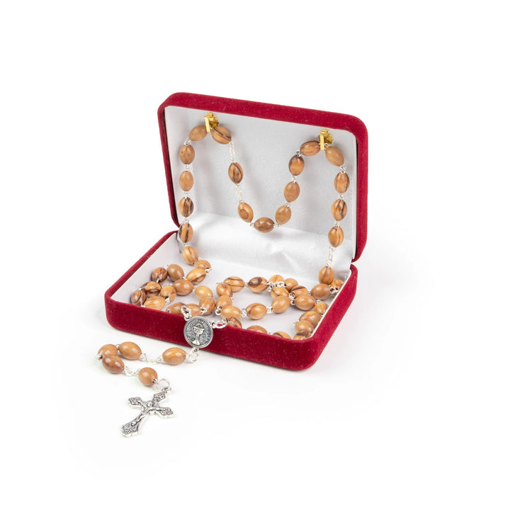 First Communion Olive Wood Rosary