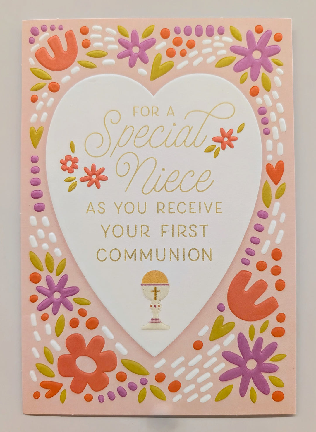For A Special Niece As You Receive Your First Communion Greeting Card