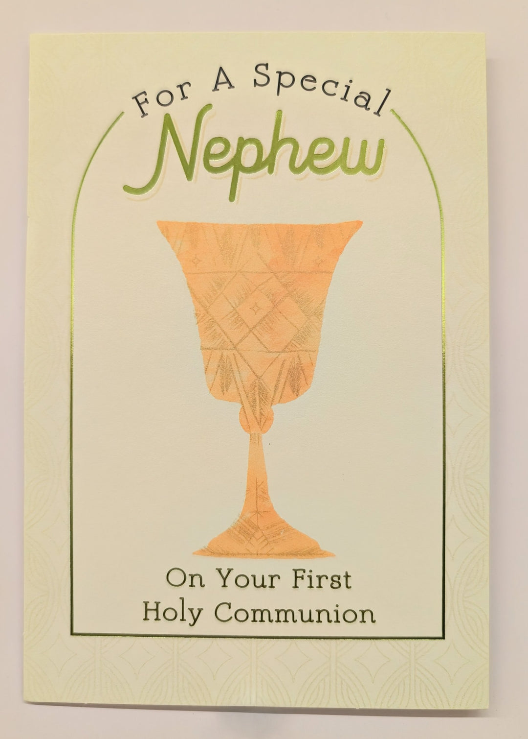 For A Special Nephew On Your First Holy Communion Greeting Card