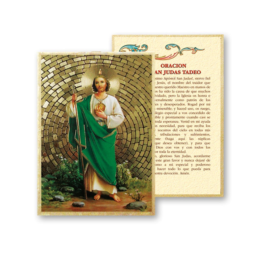 4" x 6" Saint Jude Mosaic Plaque - Spanish