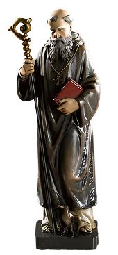 8" St. Benedict Statue