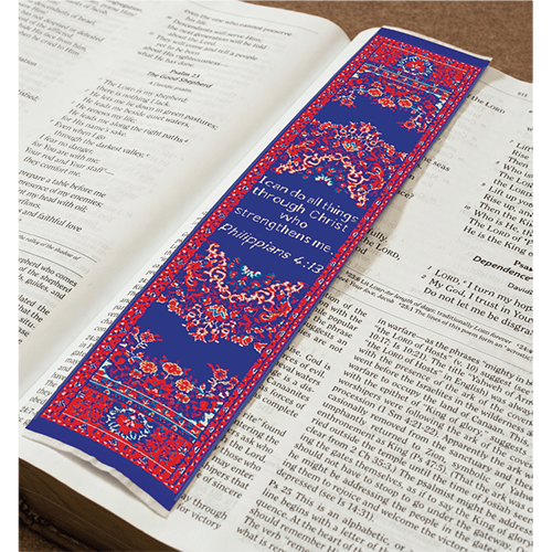 All Things - Philippians 4:13 Woven Bookmark