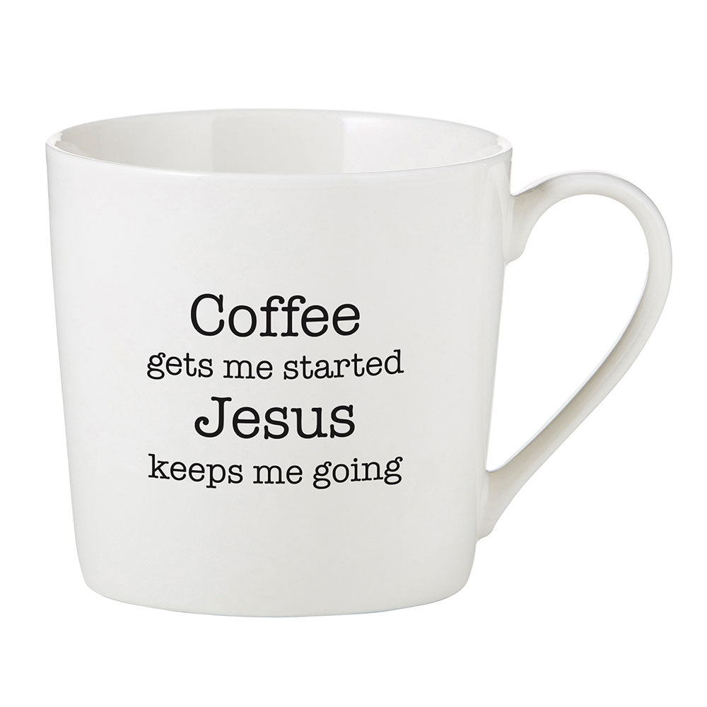 Coffee gets me Started Mug