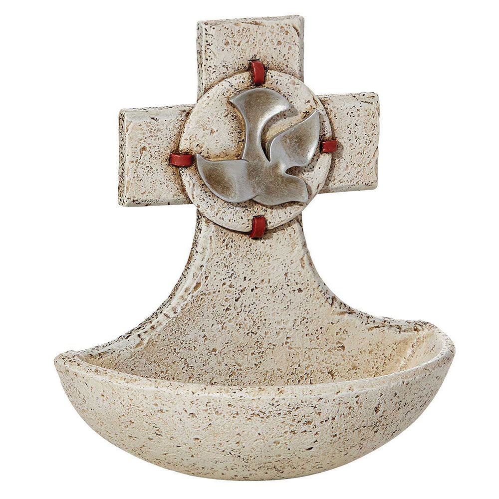 5" Holy Spirit Holy Water Font